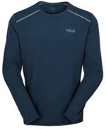 Îmbrăcăminte sport Rab Tricou barbati Force LS Tee Tempest Blue M (QBL-07-TMB-MED)