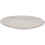 Тарелка Holland 22235 Golden Rim Тарелка сервировочная 26cm Golden Rim белая