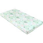 Детское постельное белье Kikka Boo 41107030022 Saltea pentru patut Fantasia Plus Clouds Mint, 120x60x8 cm