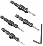 Набор головок, бит, насадок Makita D-73455 Set freze cu varf centrare 4buc