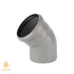 Отвод, диаметр 50 x 30° (серый) Интерпласт