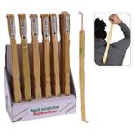 Спортивное оборудование Promstore 46892 Массажер для спины бамбук, ручка 45cm