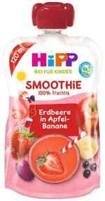 HIPPiS Smoothie яблоко, банан, красные фрукты (12+ мес) 120 мл