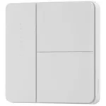 Întrerupător electric Aqara Z1 PRO - Cutie de perete pătrată cu 2 butoane (cu și fără neutru), albă (ZNQBKG43LM)