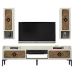Тумба напольная для TV Trendy Samba, Crema 180x52x35cm