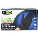 Аксессуар для дома GioStyle 51559 Перчатки нитриловые Gloves черные разм.S, 100шт