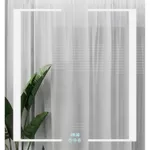 Oglindă baie Bayro Sirius 700x800 LED 3C touch c подогревом, часами и термометром (126634)