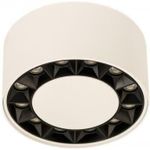 Corp de iluminat interior LED Market Surface Downlight Wheel 12W, 3000K, LM-XC006, Ø115*58mm, White+Black