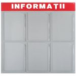 Tablă de birou miscellaneous RX27575 Stand informativ Informatie A4, 6 buzunare