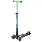 Trotinetă Micro MMD404 Trotineta Maxi Deluxe Foldable LED Neochrome Green