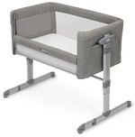 Кроватка Co-sleeper 2 in 1 Joie Roomie Glide Foggy Gray