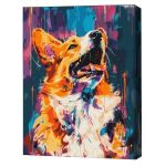 Картина по номерам BrushMe BS53927 40x50cm (în cutie) Corgi colorat