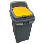 Урна для мусора Hydro S reciclare cu capac, pentru plastic, 70 L 0430537