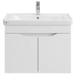 Шкаф под умывальник Mashtab 11151 Print cu 2 usi 70cm Alb