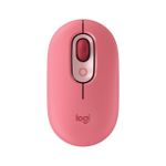 Wireless Mouse Logitech POP, Optical, 1000-4000 dpi, 4 buttons, Slim, 2,4 /BT, 1xAA, Rose
