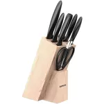 Набор ножей Samura MOJO set 6 cutite, 1 foarfeca, 1 musat, 1 suport (SMJ-0280B)