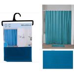 Занавеска для ванной Tendance 55694 180x200cm poliester, albastru inchis
