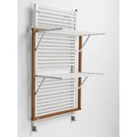 Сушилка для белья Arredamenti Italia Klaus, на полотенцесушитель, вишневое дерево