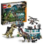 Set de construcție Lego 76949 Giganotosaurus & Therizinosaurus Attack