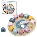 Головоломка Viga 44053 Sorter din lemn Ceasul cu șiret