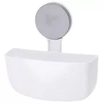 Accesoriu pentru baie Promstore 55598 Cos pentru baie Bathroom 16x7x17cm, alb, plastic