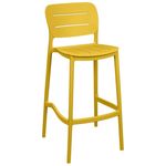 Scaun de bar Deco Helix Yellow