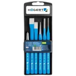 Set de unelte de mână Hoegert HT3B710 Набор зубил, кернеров и выколоток, 6шт