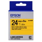 Tape Cartridge EPSON LK-6YBP; 24mm/9m Pastel, Black/Yellow, C53S656005