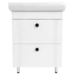 Шкаф под умывальник Mashtab 22275 Palma (ML) cu 2 sertare 650x470x850 Alb mat