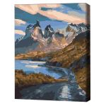 Картина по номерам BrushMe BS41084FC 40х50cm (fără cutie) Serpentină montană