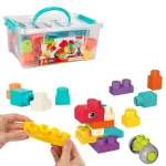 Set de construcție Toi-Toys 10006A Set de blocuri moi de construcție Little Stars, 48pcs