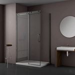 Cabină de duș New Trendy Sling Gunmetal Rectangular 120x80x200 8mm K-5705
