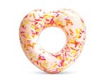 Cerc gonflabil Donut în forma de inimă, 104x99x25 cm, pînă la 80 kg, 9+ 56253