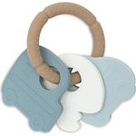 Игрушка-прорезыватель Jollein 101-007-68075 Inel gingival din silicon Keychain On The Go
