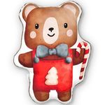 Комплект подушек и одеял Albero Mio Teddy Bear (perna de pluș)