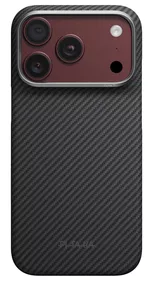 Husă pentru smartphone Pitaka Edge iPhone 18 Pro (Black Grey), KI1801P
