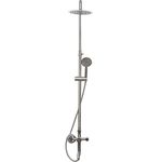 Panou de duș Rubano Coloana de dus, cu baterie, inox, 27583