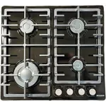 Plită încorporabilă pe gaz Wolser WL-TR 6400 Shiny black Turbo FFD
