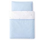 Lenjerie de pat pentru copii Veres VR 153.1.33 Бело-голубая с сердечками (90x110/40x60) (3ед.)