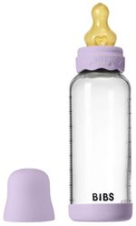 Поильник BIBS 50202291 Biberon din sticla anticolici Boheme Violet Sky cu tetina din latex 3+ luni, 240ml