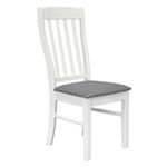 Scaun Evelin di Costacurta Wenyi White (Обивка-NV-10 WP grey)