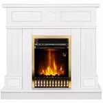 Камин электрический ArtFlame Ambasador white & Gala gold