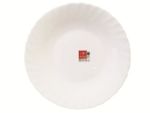 Тарелка сервировочная 25.5cm Prima, белая, стеклокерамика