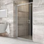 Перегородка для душевой кабины Ravak Shower door Blix 80x195 Al transparent BLDZ2-80 (X01H40C00Z1)