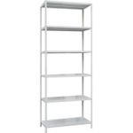 Cтеллаж складской УХЛ-МАШ СК 2,5/1000х600.6 Стеллаж средней нагрузки 120кг (2500х1000х600мм) (6 полок)