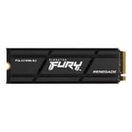 .M.2 NVMe SSD   500GB Kingston FURY Renegade w/Heatsink10.5mm [PCIe 4.0 x4, R/W:7300/3900MB/s,3DTLC]