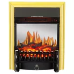 Șemineu electric Royal Flame Fobos FXM Brass (cu oglindă)