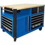 Стационарный инструмент King Tony 87SQ34-10B-BK верстак рабочий, мобильный (1245x810x980мм) SQUAD