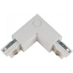 Accesoriu de iluminat LED Market Track Line Conector 90°, 4 wires, L Type, H-04 Right, White