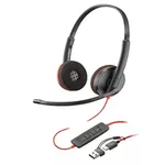 Căști pentru gaming Poly Blackwire 3220 Stereo USB-C (Bulk) (8X228A6)